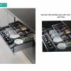Giá Bát Đĩa Nhôm Cao Cấp, Ray Giảm Chấn HETTICH