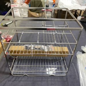 Giá gia vị, chai lọ nan dẹt inox 304 cao cấp (SGV 200/250/300/350/400)