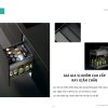 Giá Gia Vị Nhôm Cao Cấp, Ray Giảm Chấn