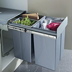 Thùng Rác Đôi Gắn Cánh 300