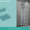 Tủ kho Inox 304 Cao Cấp Nan Dẹt cánh mở (Loại 4 tầng, 6 tầng)