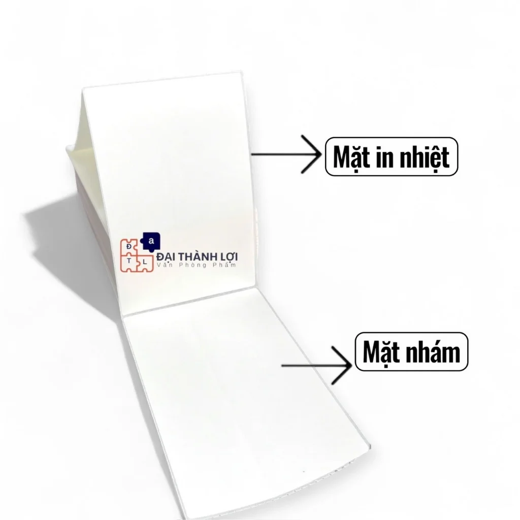A6-500 tờ giấy in nhiệt 100x150mm ,có sẵn lớp keo dính dùng cho máy in nhiệt,in mã vận đơn
