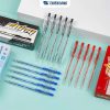 Combo 10/20 Bút bi Thiên Long TL-089 ngòi 0.5mm mực xanh/đỏ/đen dạng bấm cò nơi cầm tay có tiết diện tam giác