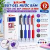 [ T8 / KING 8698 ] HỘP 12 Cây Bút Gel Nước Dạng Bấm / Viết Bi Đầu Bấm Ngòi 0.5mm, Viết Êm, Mực Đậm