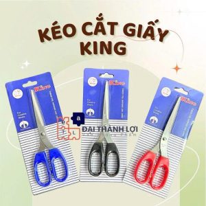 Kéo Cắt Giấy Trung 17,5cm Dụng Cụ Cắt Giấy Văn Phòng ( 1 CÂY) S-0180