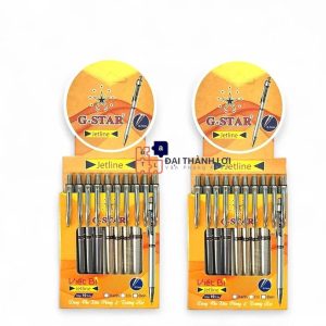 Hộp 12 Cây Bút Bi Bấm Todo Suyo Ngòi Bi 0.7mm Thụy Sĩ, Mực Xanh Của Đức,Mực Đều, Viết Êm