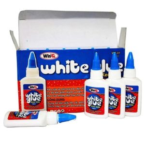SỈ _ LỐC 12 Chai Keo Sữa WinQ Màu Trắng Sữa Dung Tích 40ml Dán Giấy, bìa, vải, gỗ,thủ công