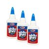 Combo 3 Chai Keo Sữa WinQ Màu Trắng Sữa Dung Tích 40ml Dán Giấy, bìa, vải, gỗ,thủ công