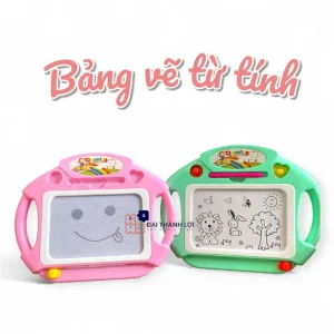 Bảng Viết Tự Xoá, Bảng nhựa Cho Bé Tập Viết, Tập Vẽ (Bảng gạt tự xoá)