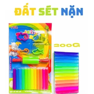 Đất nặn an toàn cho bé hàng thái lan mùi dễ chịu đất sét màu neon tươi sáng không độc không dính tay