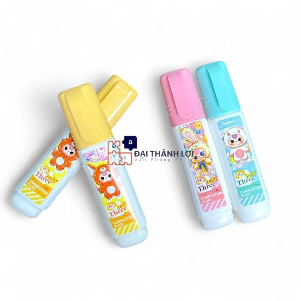 Bút xóa Thể Tích 15ml Với Công Nghệ Vượt Trội Giúp Mực Xóa Nhanh Khô