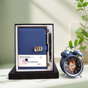Sổ bìa da A5 kèm bút sang trọng lịch sự làm quà tặng 20-11 cho thầy cô giáo(Giao Mẫu Ngẫu Nhiên)