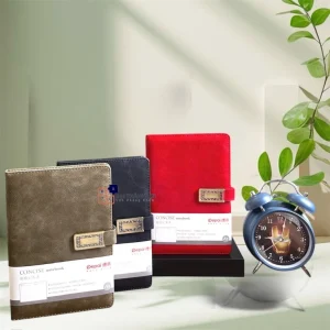 Sổ bìa da A5 kèm bút sang trọng lịch sự làm quà tặng 20-11 cho thầy cô giáo(Giao Màu Ngẫu Nhiên)