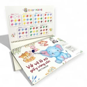 Vở Vẽ Lò Xo A4 Giấy Vàng Sần - Bắt màu tốt(Giao Bìa Ngẫu Nhiên)