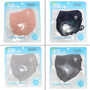 Khẩu Trang Thời Trang Unisex Cao Cấp Fashion Masks 3D Vải Thoáng Lót Lưới Mềm Êm Ái Dây Đeo Rút Co Giãn