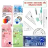 Bộ Thước Kẻ Compa Eke 7 Món Chuyên Dụng Cụ Học Tập Cho Học Sinh ( Giao Mẫu Ngẫu Nhiên)