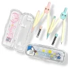 Compa/ Compass Bút Chì Bấm Vẽ Kỹ Thuật Doremon / Doreamon 9301 Thân Kim Loại Không Gỉ + Ống Ruột Chì
