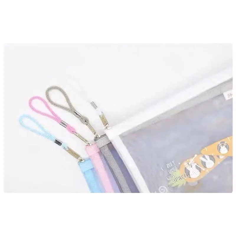 Túi Lưới Đựng Bút Học Sinh / Ví Lưới Đựng Bút Khổ Lớn A4 24,5cm x 34cm Trong Suốt Thiết Kế Đơn Giản, Đẹp Mắt