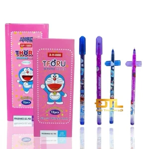 Bút Viết Gel Nước Mực Nho Thơm Ngòi 0.38mm Thoru/ Tforu Doreamon AH888 / VS999 (Mực Xanh, Tím)
