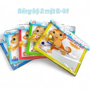 Bảng Bộ 2 Mặt / Bảng Học Sinh / Bảng Con Học Sinh / Bảng Viết Bút Lông Win Q Qui Lực B-01 / B1 1 Mặt Bút Lông