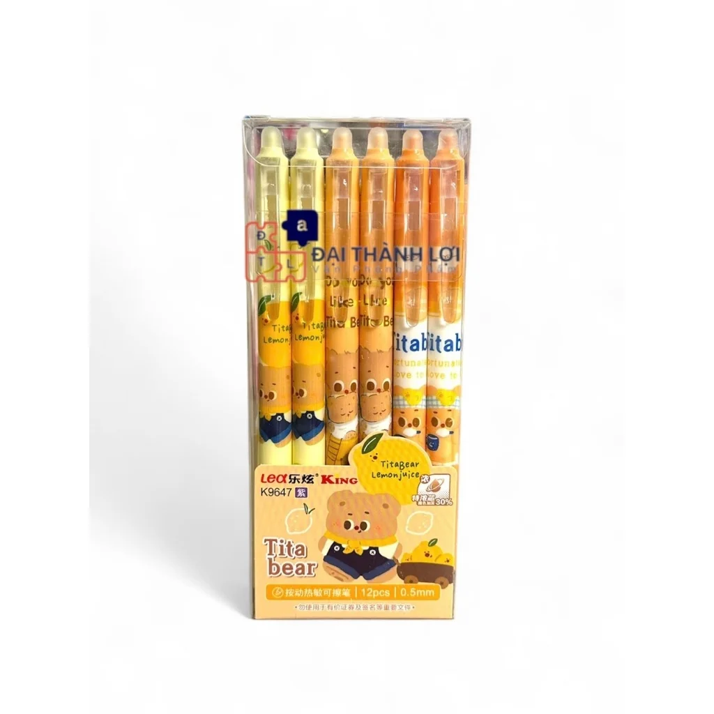 Bút Gel Bấm Xóa Được - Viết Gel Bấm Xóa Được Ngòi 0.5mm Nhiều Mẫu Dễ Thương (Mẫu Ngẫu Nhiên)