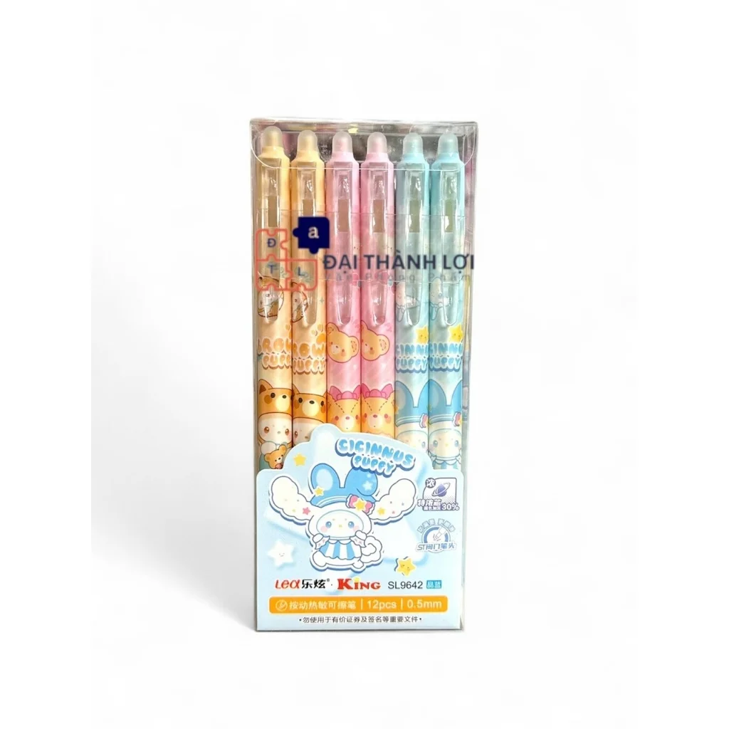 Bút Gel Bấm Xóa Được - Viết Gel Bấm Xóa Được Ngòi 0.5mm Nhiều Mẫu Dễ Thương (Mẫu Ngẫu Nhiên)