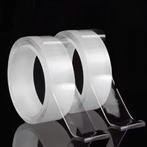 Băng Keo 2 Mặt Siêu Dính Đa Năng _Trong Suốt 2 Mặt Silicon Dài 3M, Dính Dồ Vật Trong Nhà