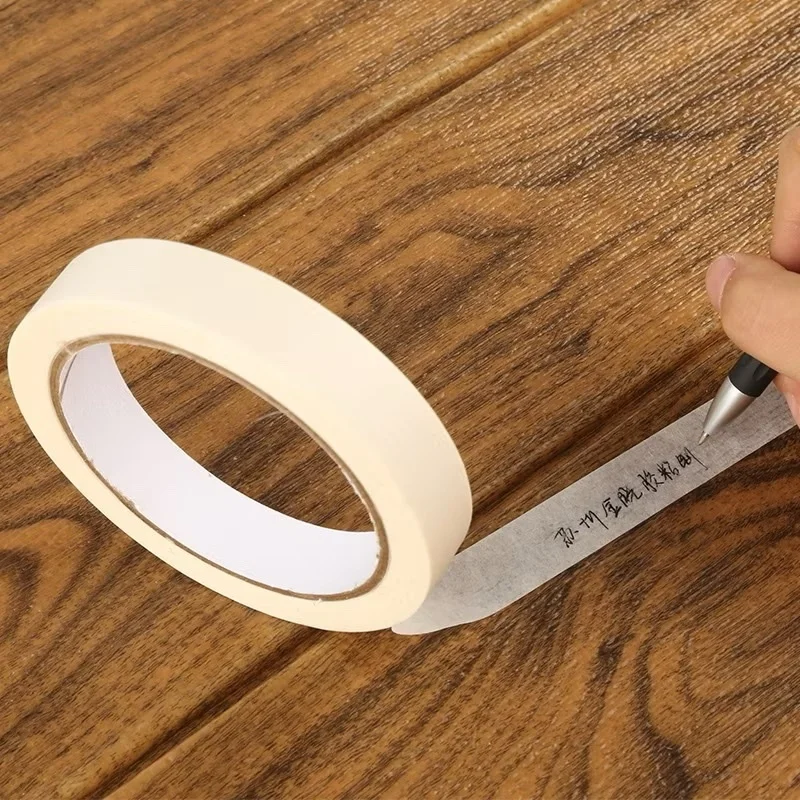 Băng Keo Giấy 1.2cm, 1.6cm, 2,4cm và 4.8cm, Băng Dính Giấy Dùng Ghi Chú