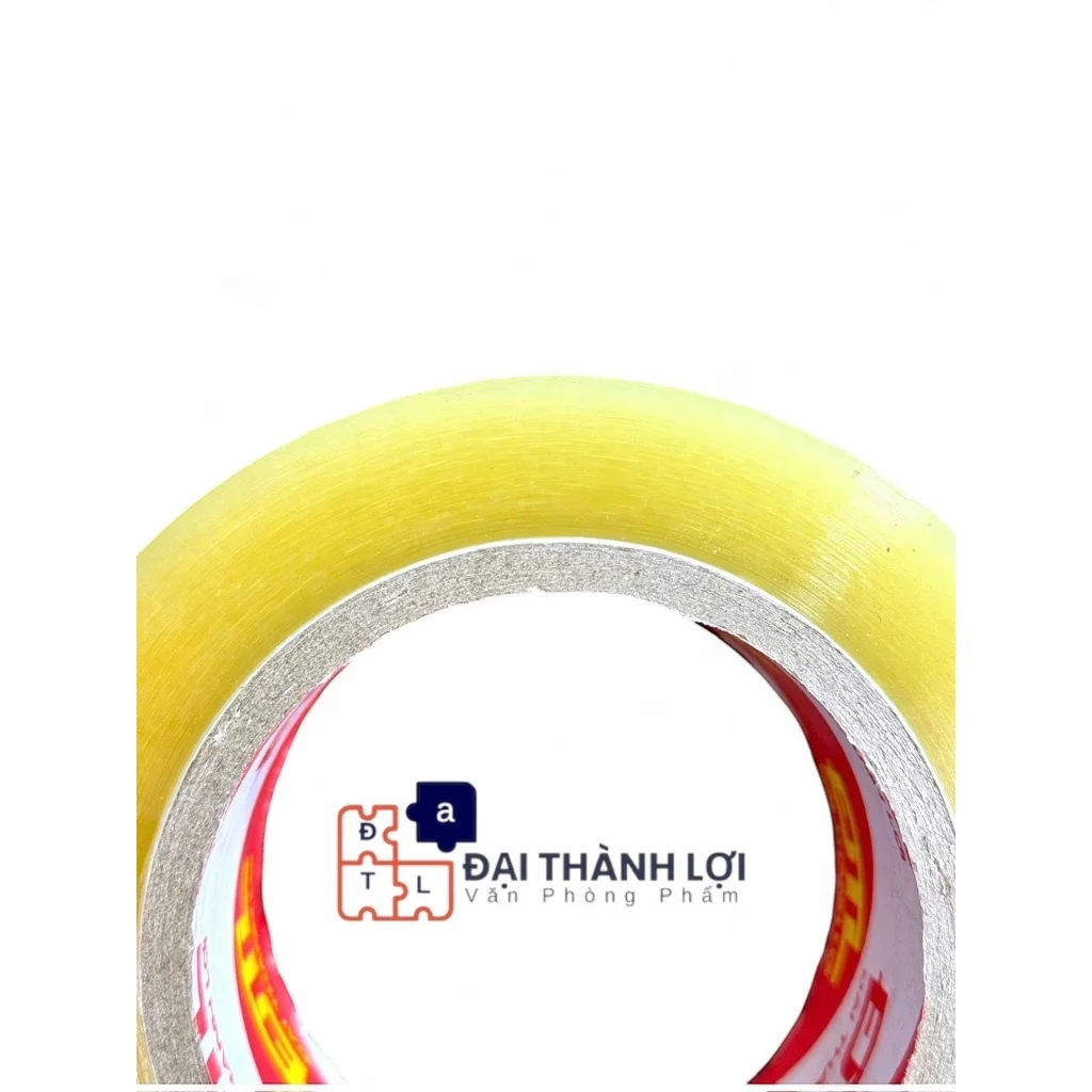 Băng keo trong, đục 200 yard 1kg8 (1 CÂY 6 CUỘN) LÕI MỎNG 5mm