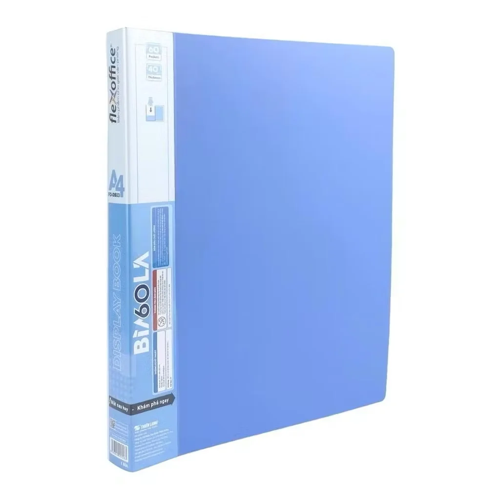 Bìa nhựa nhiều lá Thiên Long Loại 20/40/60/80/100 lá file lá a4 đựng hồ sơ CHÍNH HÃNG