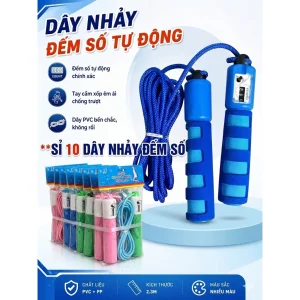 DÂY Nhảy Đếm Số Dây Nhảy Tập Thể Dục Cho Trẻ Em Và Người Lớn Dài Phụ Kiện Thể Thao Gym Đồ Chơi Vận Động