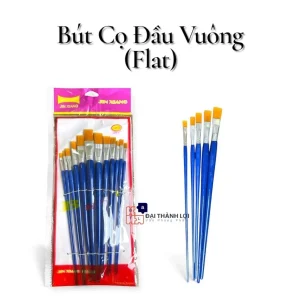 Cọ vẽ màu nước Đầu Flat Vẽ Tường, Vẽ Sơn Dầu, Vẽ Acrylic( Cọ Cây Lớn)