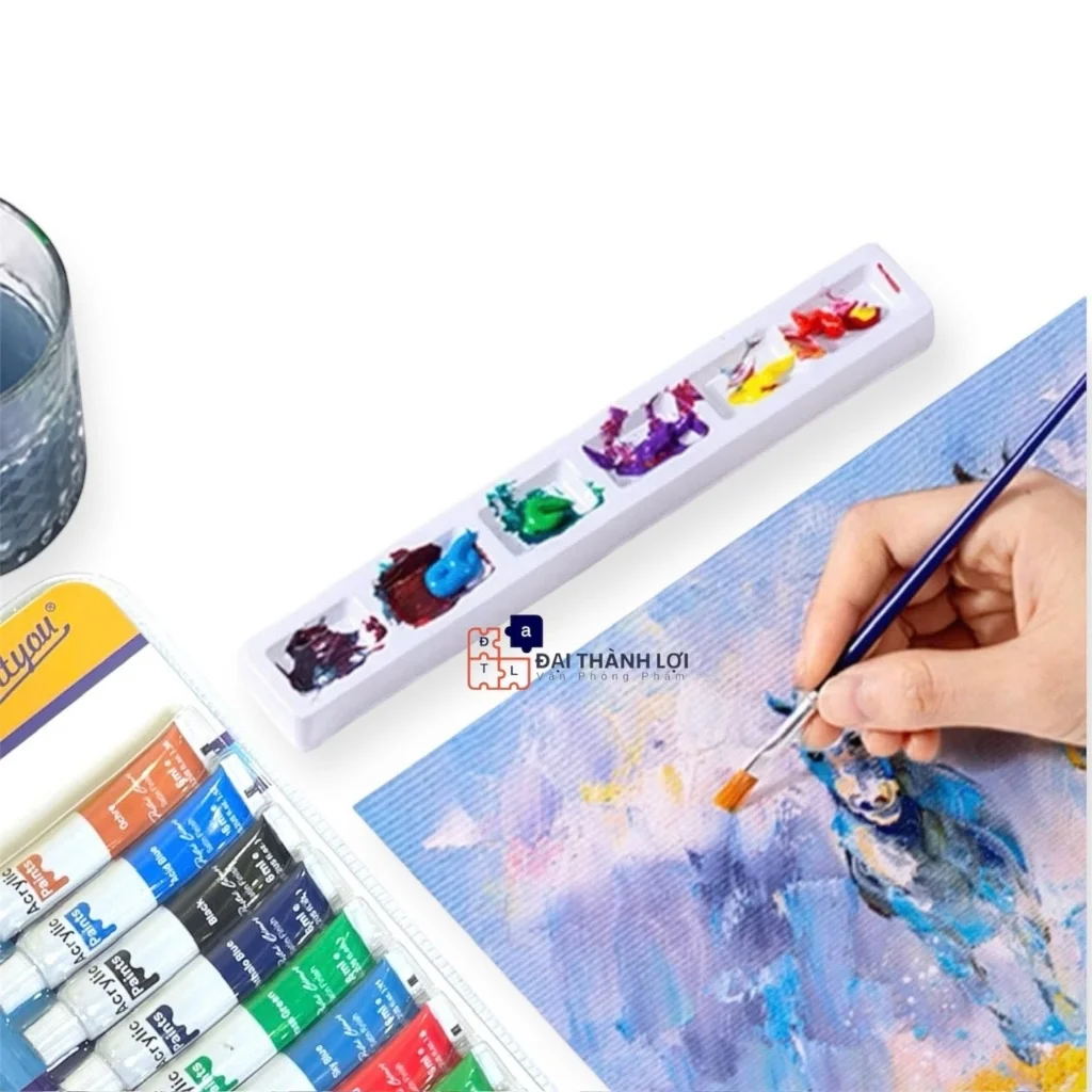 Tuýp Màu Acrylic, màu nước Acrylic, độ phủ cao Độ bám dính cực tốt