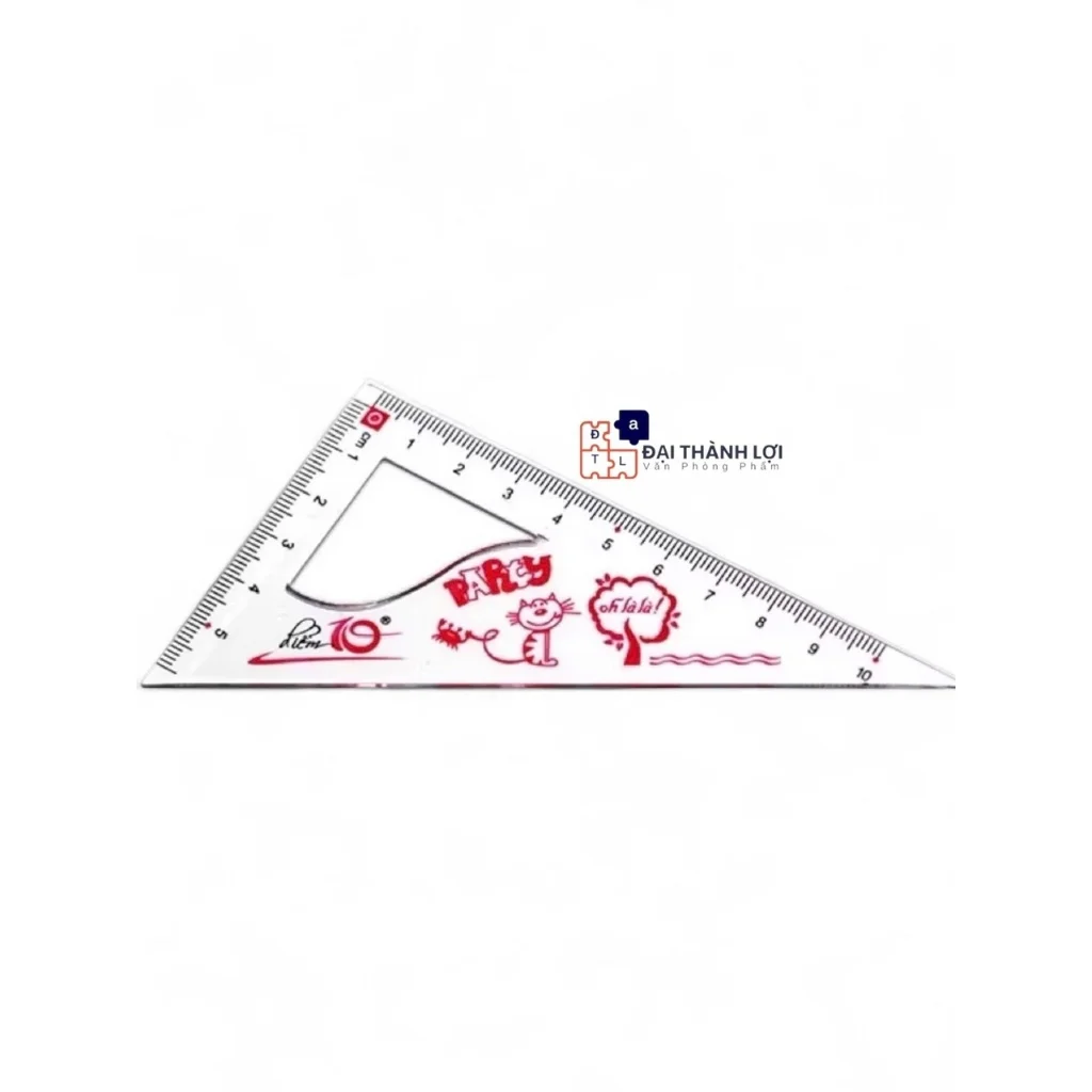Bộ thước 4 Món Điểm 10 SR-012 / Bộ Eke Thiên Long SR012 4 Sản Phẩm