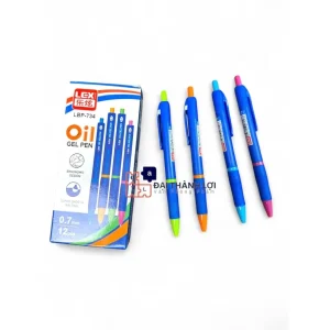 Bút bi OIL GEL PEN LBP-734 ngòi 0.7mm I Bút Bi viết được trên nhiều chất liệu