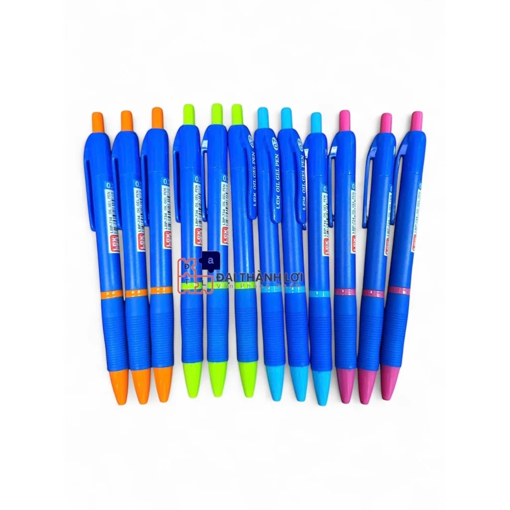Bút bi OIL GEL PEN LBP-734 ngòi 0.7mm I Bút Bi viết được trên nhiều chất liệu