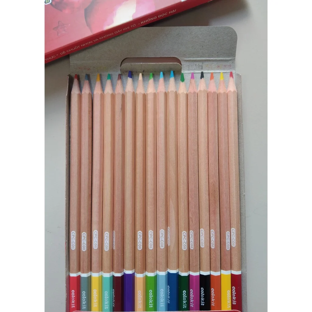Bút chì màu Thiên Long Colokit 16 Màu CPC-C08 - 16 màu