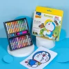 Bút sáp dầu học sinh màu Pastel Thiên Long Colokit phiên bản Doraemon OP-C09/DO 24 màu - tặng kẹp chống bẩn và chuốt sáp