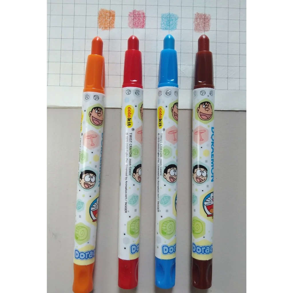 BÚT SÁP VẶN DORAEMON 24 MÀU TCR-C009