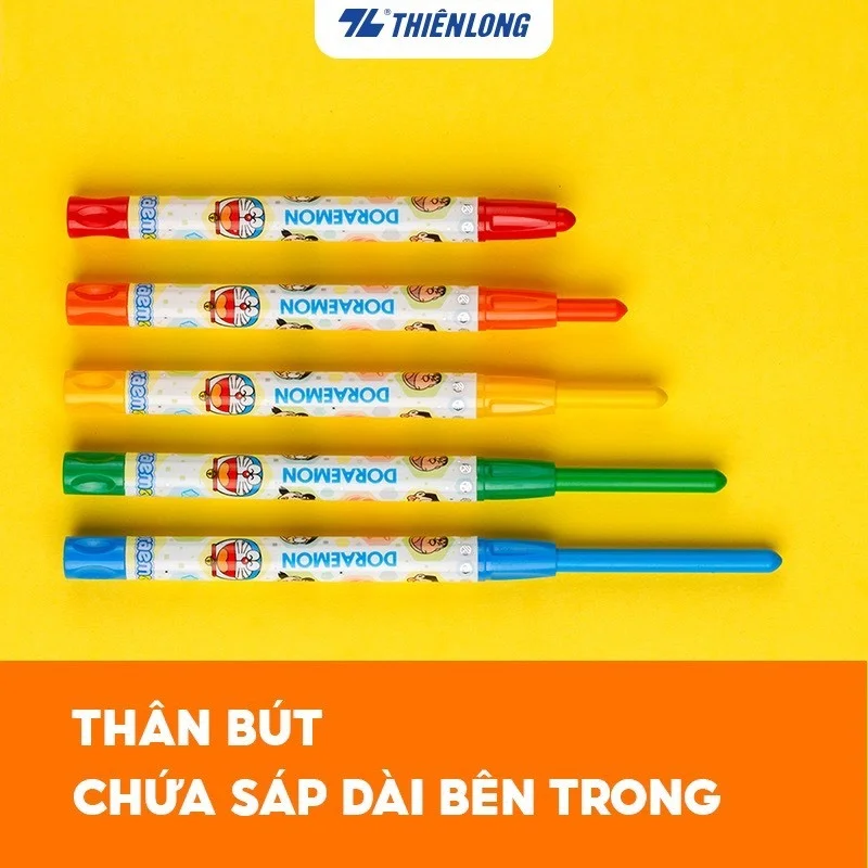 BÚT SÁP VẶN DORAEMON 24 MÀU TCR-C009