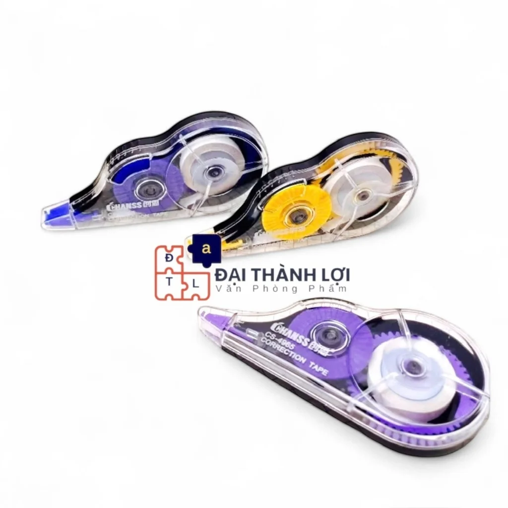 Bút Viết Xóa Kéo Vỉ 3 Cái Chanss CS-4965 Hàng Cao Cấp