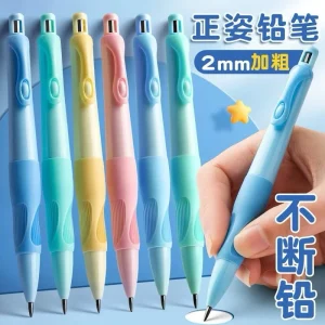 Bút chì cơ 2B ngòi 2mm /bút chì bấm cá heo giúp bé tập viết cầm bút đúng tư thế, không đau, không mỏi tay