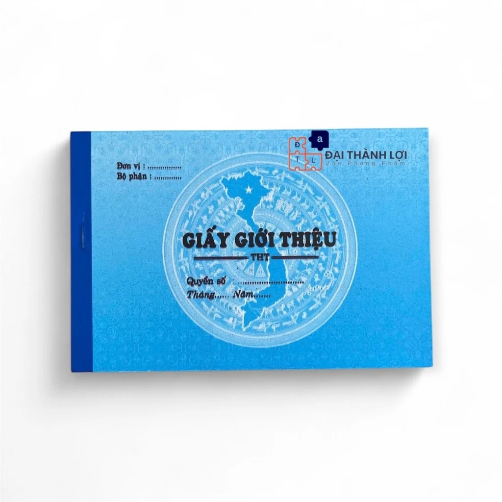 COM BO 5/10 Quyển Giấy Giới Thiệu 1 Liên