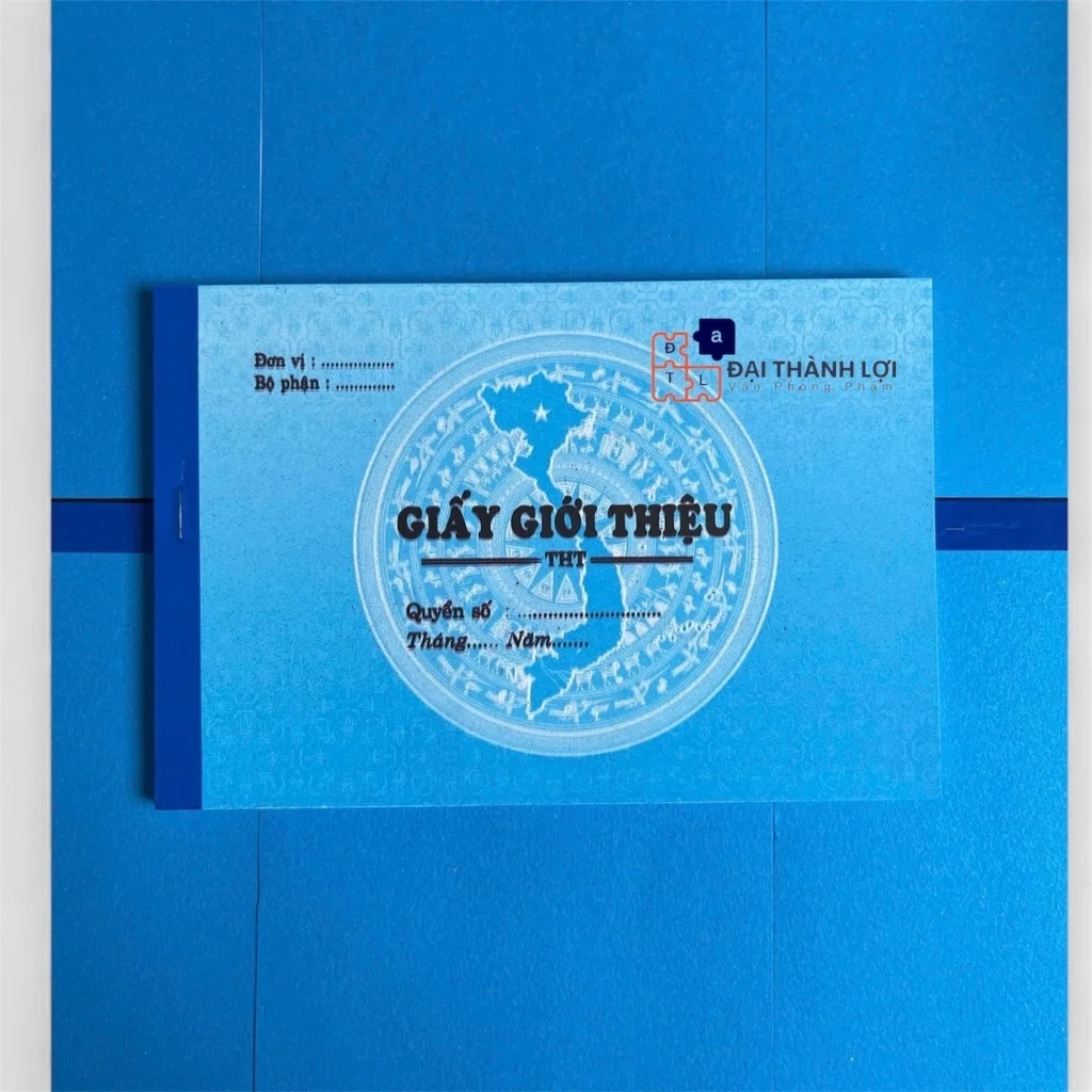 COM BO 5/10 Quyển Giấy Giới Thiệu 1 Liên