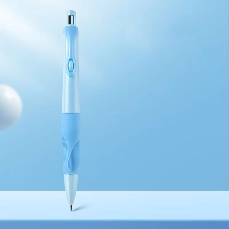 Bút Chì Bấm Cá Heo, Bút Chì 2B Tập Viết Kèm Chuốt Tiện Lợi, Ngòi 2mm