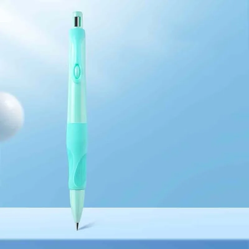 Bút Chì Bấm Cá Heo, Bút Chì 2B Tập Viết Kèm Chuốt Tiện Lợi, Ngòi 2mm
