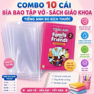 Bìa Bao Tập Vở ,Sách Giáo Khoa,Vở Bài Tập Tiếng Anh Đủ Kích Thước