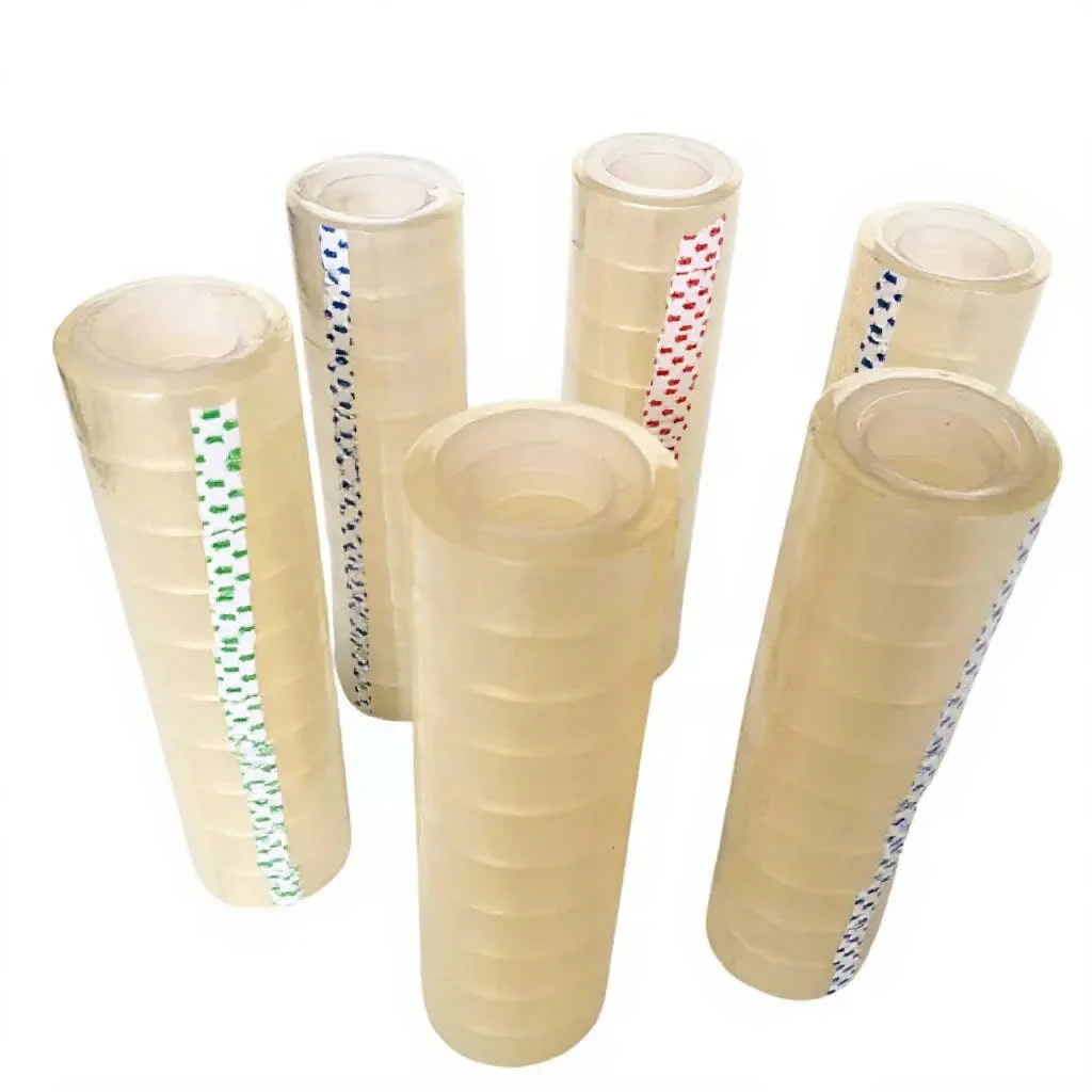 Băng keo trong văn phòng loại nhỏ, 1 cây 10 cuộn rộng 1.8cm,10Y-18Y-25Y