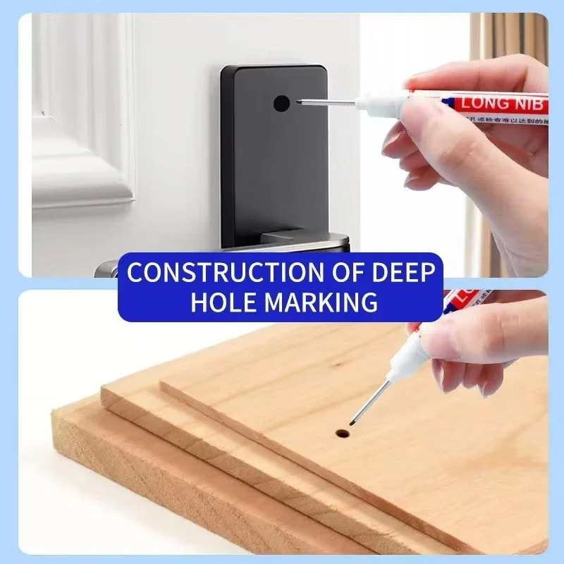 Bút lông dầu 1 đầu dài Long Nib, bút đánh dấu marker đa năng, viết trên mọi chất liệu da, gỗ, đá, nhựạ