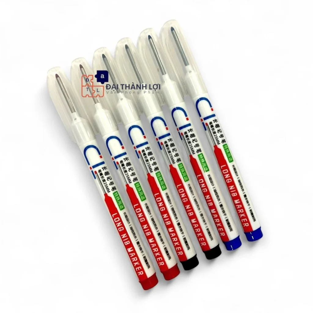 Bút lông dầu 1 đầu dài Long Nib, bút đánh dấu marker đa năng, viết trên mọi chất liệu da, gỗ, đá, nhựạ